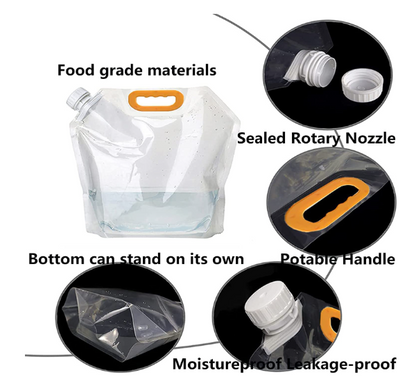 1 Litre Air Tight Food Storage Bag with Lid