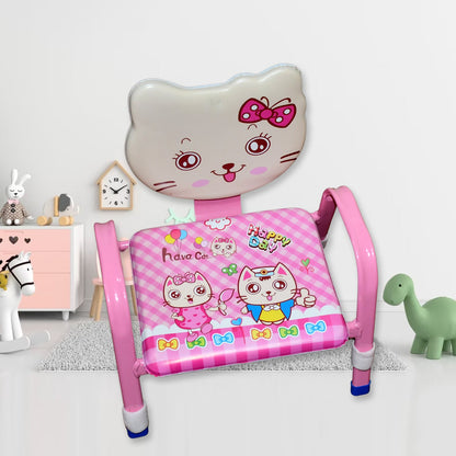 Cartoon Baby Chair Strong Steel Cushion & Comfortable Baby Chair High Quality Chair (1 Pc)