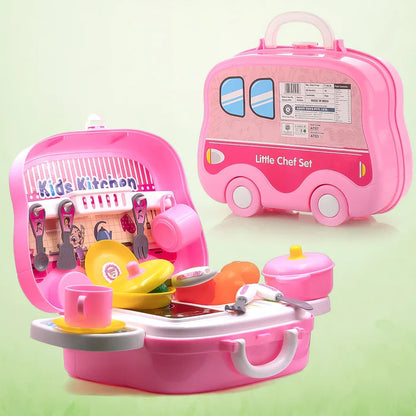 18743 Kitchen Set for Kids Girls Pretend Play Toys Little (23 Pcs Set Approx)