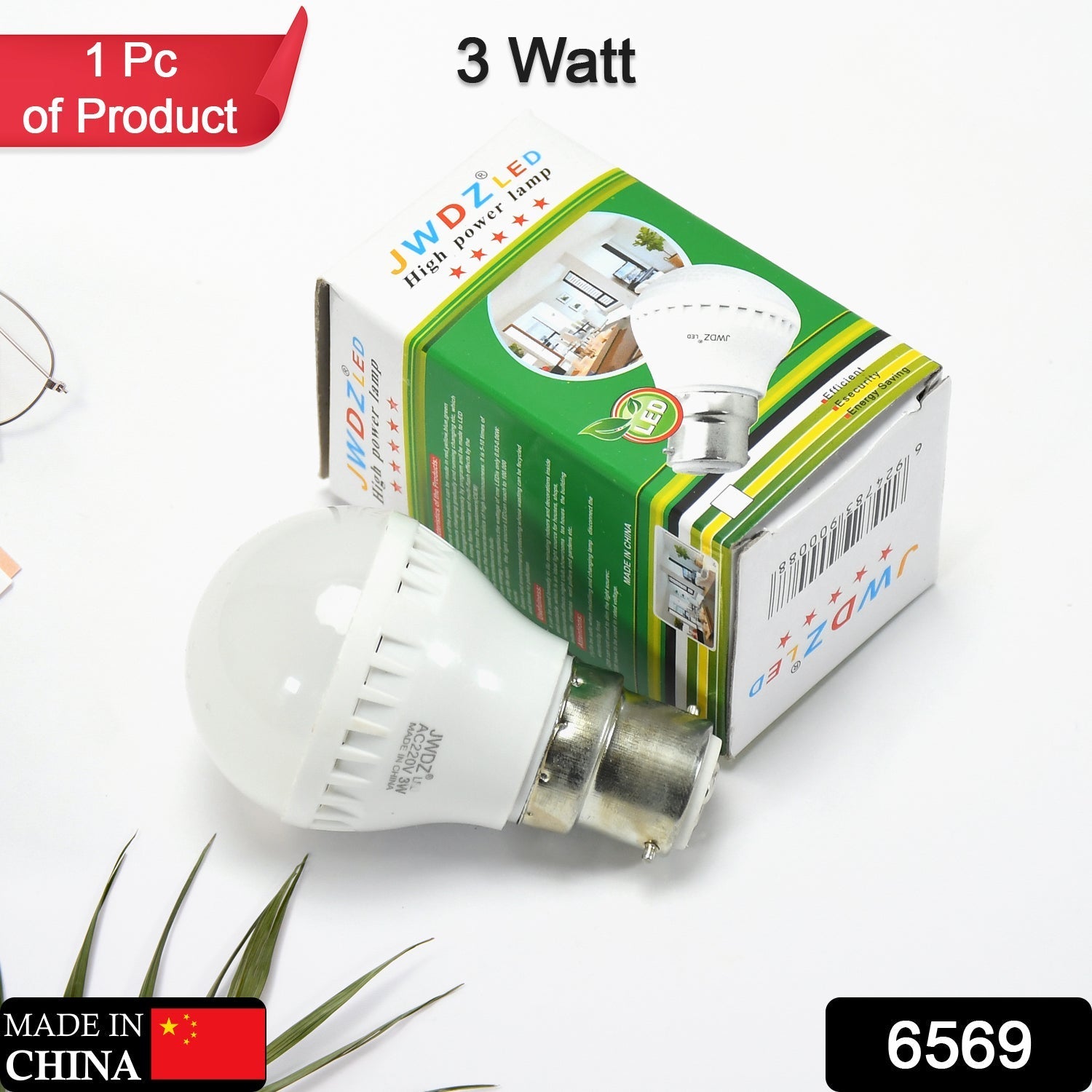 6569 Led Bulb High Power Led Bulb 3w Bulb For Indoor & Outdoor Use 