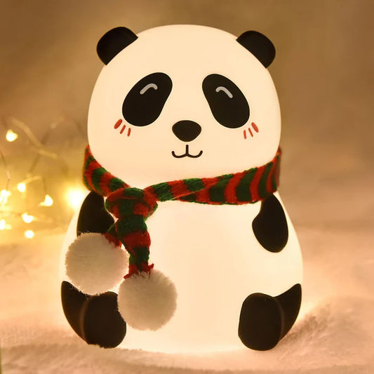 14040 Panda 7-Color LED Silicone Touch Lamp (1 Pc)