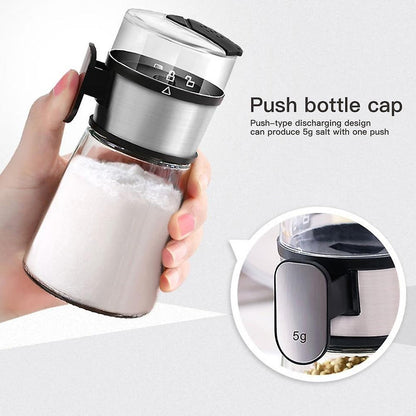 5226 Salt Control Bottle Transparent Moisture Proof with Lid Pepper Shakers Bottles for Kitchen 