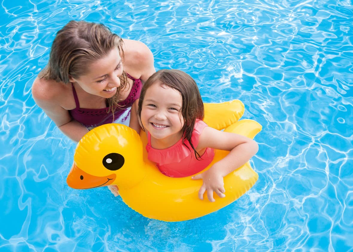 AM0390 Animal Inflatable Split Swimming Pool Rings for Kids, (Age 3-6 Year) Multicolor