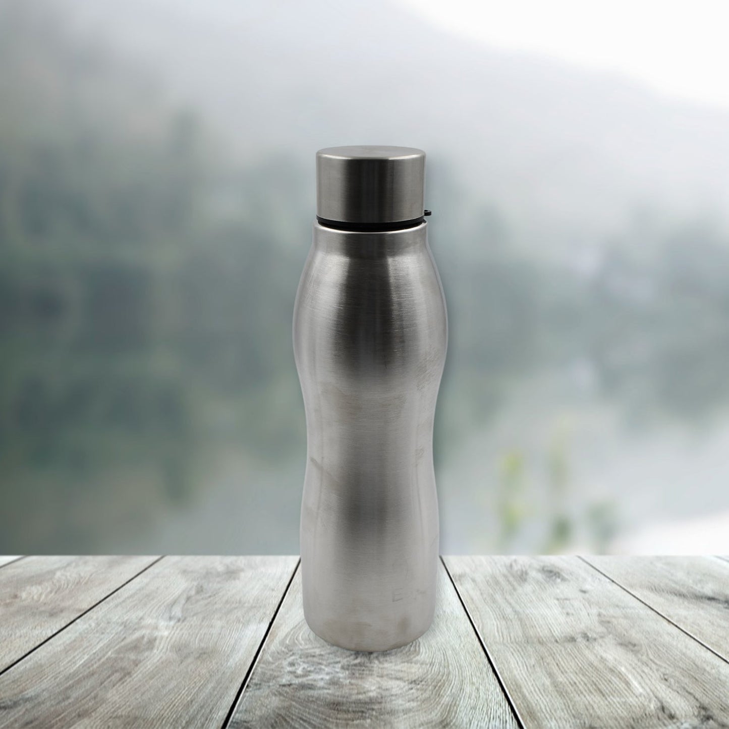 6894 Splash Stainless Steel Water Bottle, Fridge Water Bottle, Stainless Steel Water Bottle Leak Proof, Rust Proof | Leak Proof | Office Bottle | Gym Bottle | Home | Kitchen | Hiking | Treking Bottle | Travel Bottle (1000 ml, Silver, Pack of 1)