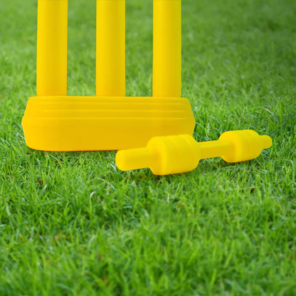 1997 Small Cricket Kit for Boys & Girls, Cricket Set with 1 Cricket Bat, 1 Plastic Ball, Bails, 3 Stumps with Stand Base