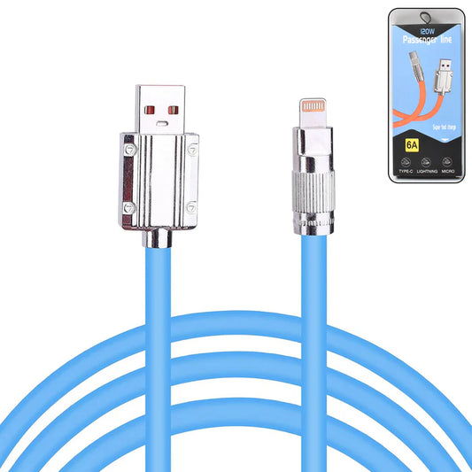 13600 Super Fast Charging Cable, USB-C Liquid Silicone Ultra Soft 120W (1 Pc)