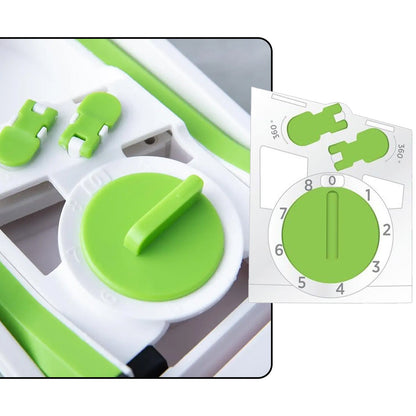 2803A MULTI FUNCTIONAL TIME SAVING ADJUSTABLE HAND PRESS VEGETABLES CHOPPER 