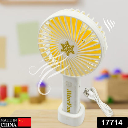 17714 Portable Handheld USB Cable Fan, Electric Desk Fans for Home, Office and Travel