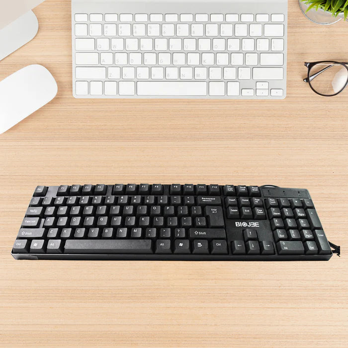 13597 Wired USB Keyboard 104 Keys (1 Pc)