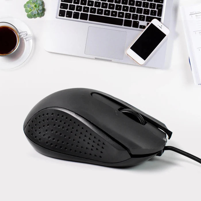 13505 Computer / Laptop Wired Optical Mouse, M-022 (1 Pc)