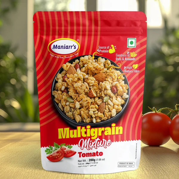 0021 Maniarr's Tomato ROASTED MULTIGRAIN MIXTURE (200Gm)