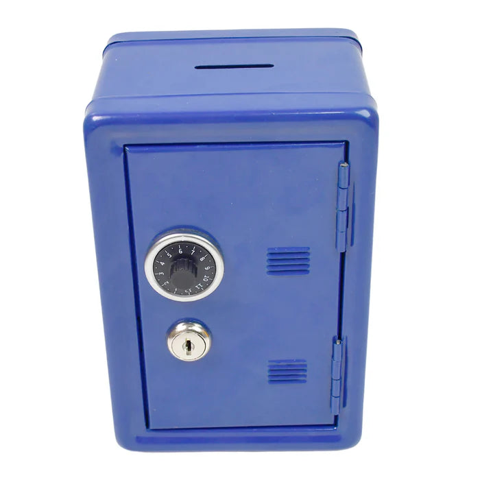 18532 Mini Metal Cash Box, Safe Creative Piggy Bank with 2 Key (1 Pc)