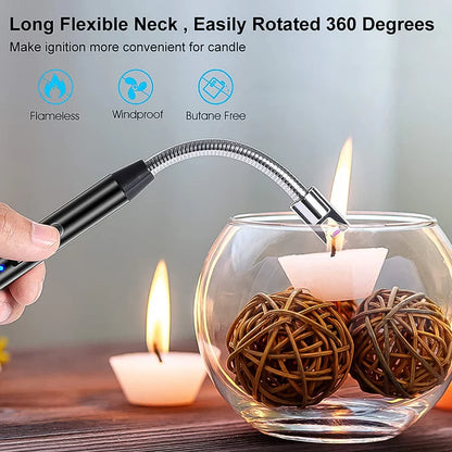 10355 Electronic Smoking Plasma Lighters for Multipurpose Like Candles Grill BBQ (1 Pc / Loose / Mix Color)