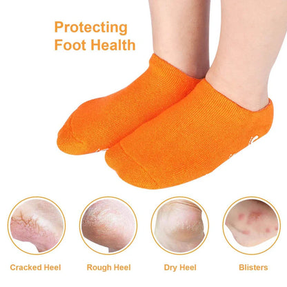 13546 Silicon Socks Heel for Crack Spa Gel Socks (1 Pair / Mix Color)