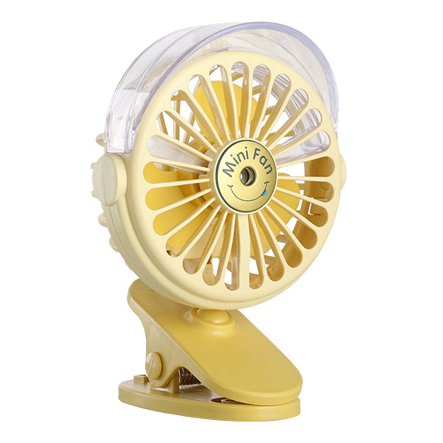 Clip Desk Fan Portable Wind Desktop Table Cooling Fan in Single Button, Adjustment Mini Personal Fan for Home Desktop Office Car Indoor Outdoor Travel (Battery Not Include)