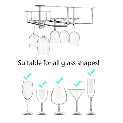 Bar glass storage organizer