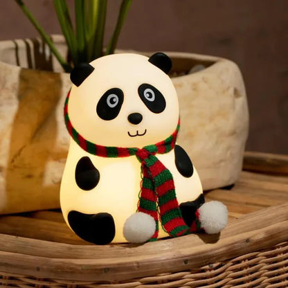 14040 Panda 7-Color LED Silicone Touch Lamp (1 Pc)