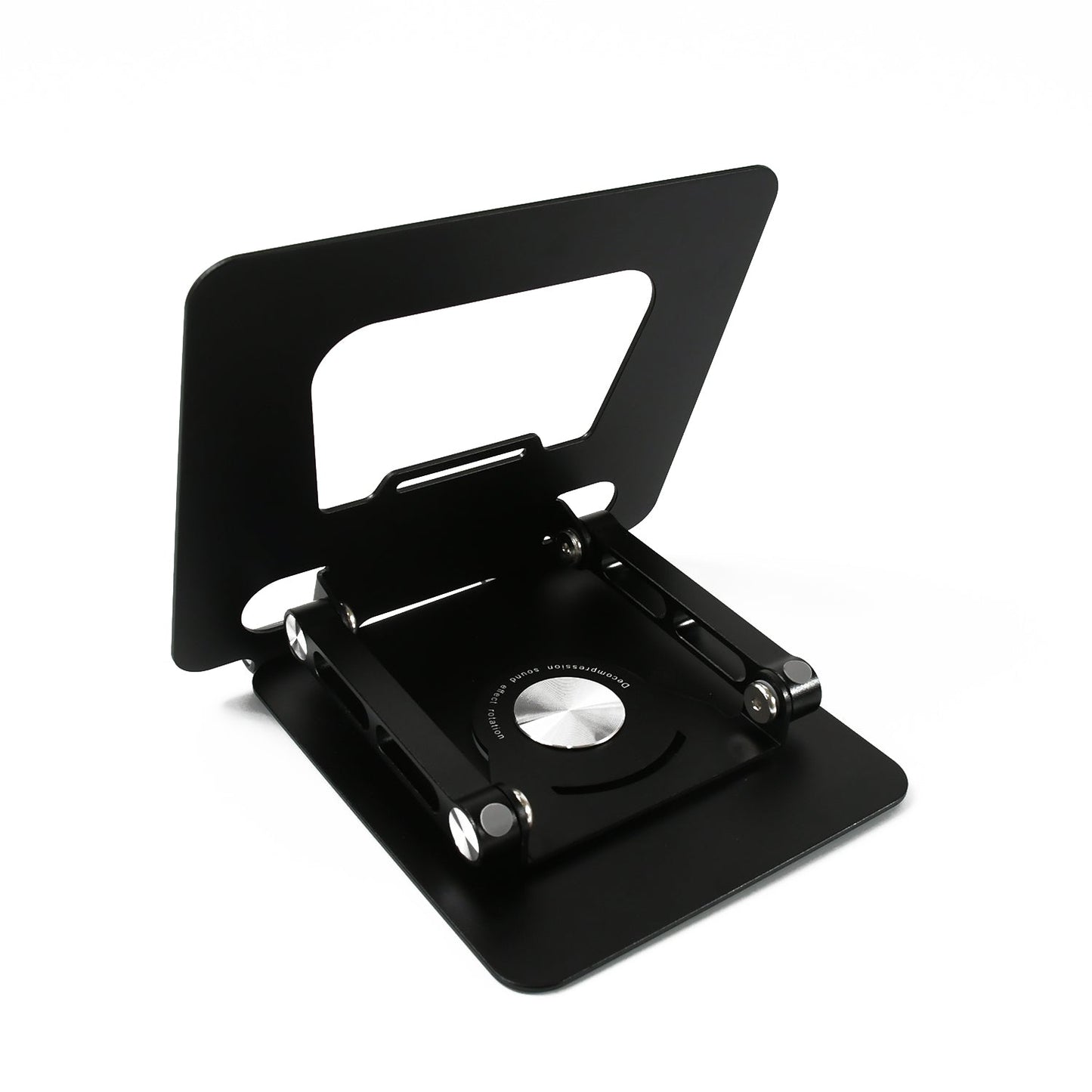 12727 Aluminum Alloy 360°Rotating Bracket, Adjustable Laptop Stand, Portable Foldable Ergonomic Laptop Support