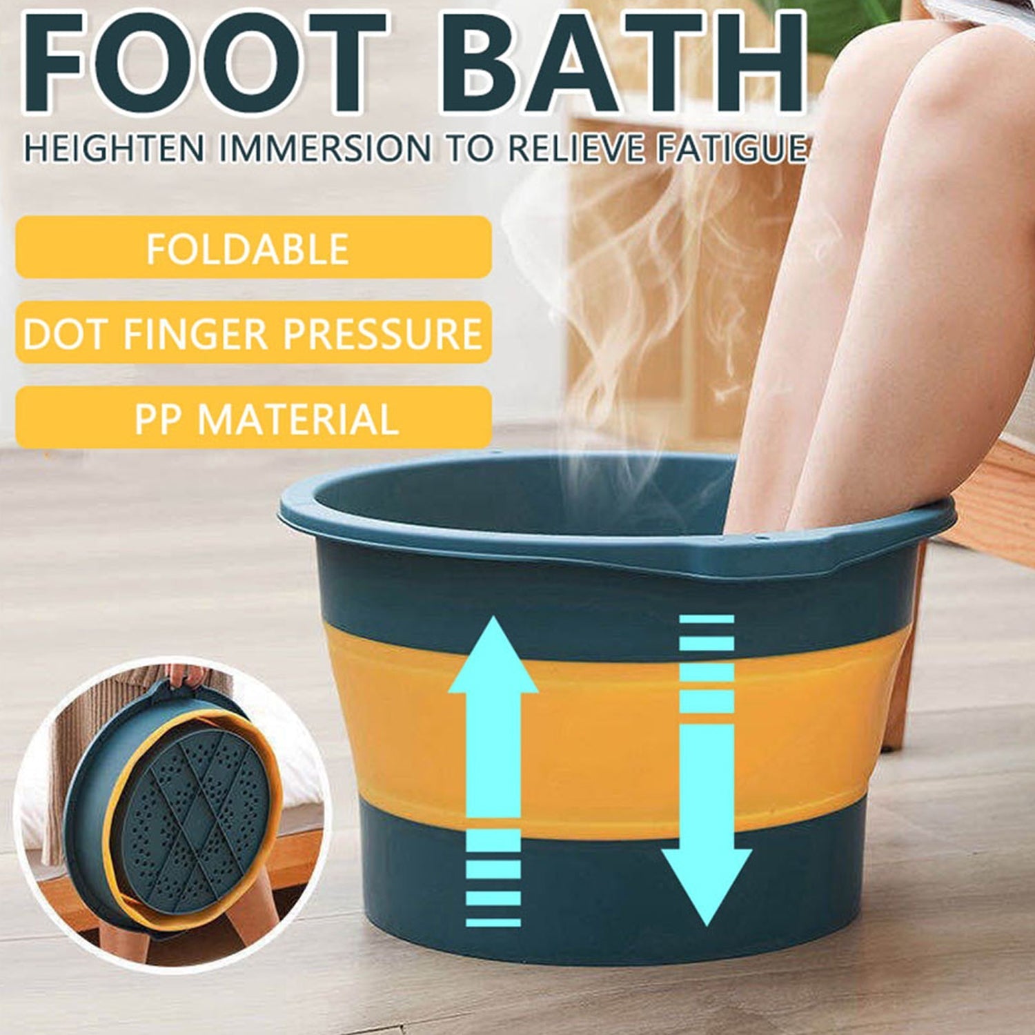 Multi-use portable tub, collapsible for easy storage