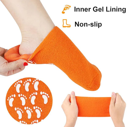 13546 Silicon Socks Heel for Crack Spa Gel Socks (1 Pair / Mix Color)