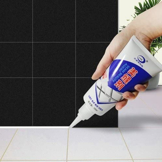 17747 Waterproof Tile Gap / Crack / Grout Filler Water-Resistant Silicone Sealant for DIY Home Sink Gaps / Tiles Gaps / Grouts Repair Filler Tube For Home, Office, Bathroom, Toilets, Kitchen (180 Ml)