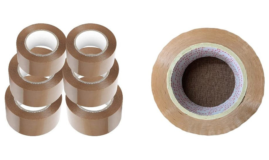 0948A 200 Meters, Pack of 1, Brown Tape Self Adhesive High-Strength Packing Tape Rolls, Packaging Tape | Brown Tape | e Commerce Industrial Tape...