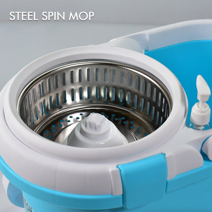 360 degree self-spin bucket mop