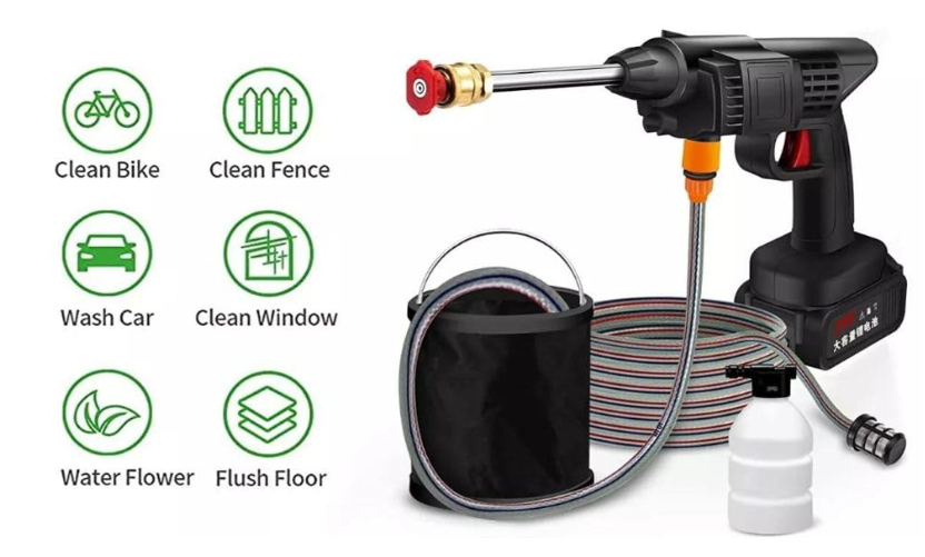 6in1 48V high pressure car washer cordless multipurposing gardening tool Pressure Washer