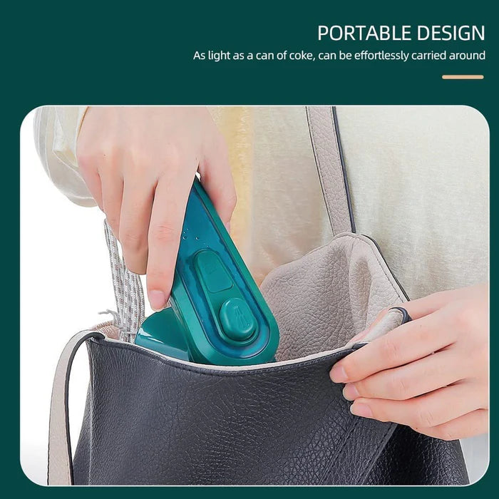 0312 Mini Steamer & Iron: 2-in-1 Portable Travel Friendly