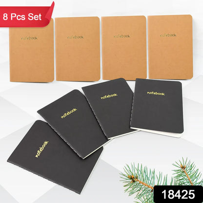 18425 Pocket notebook Small notebook Mini notebook (8 Pcs Set)