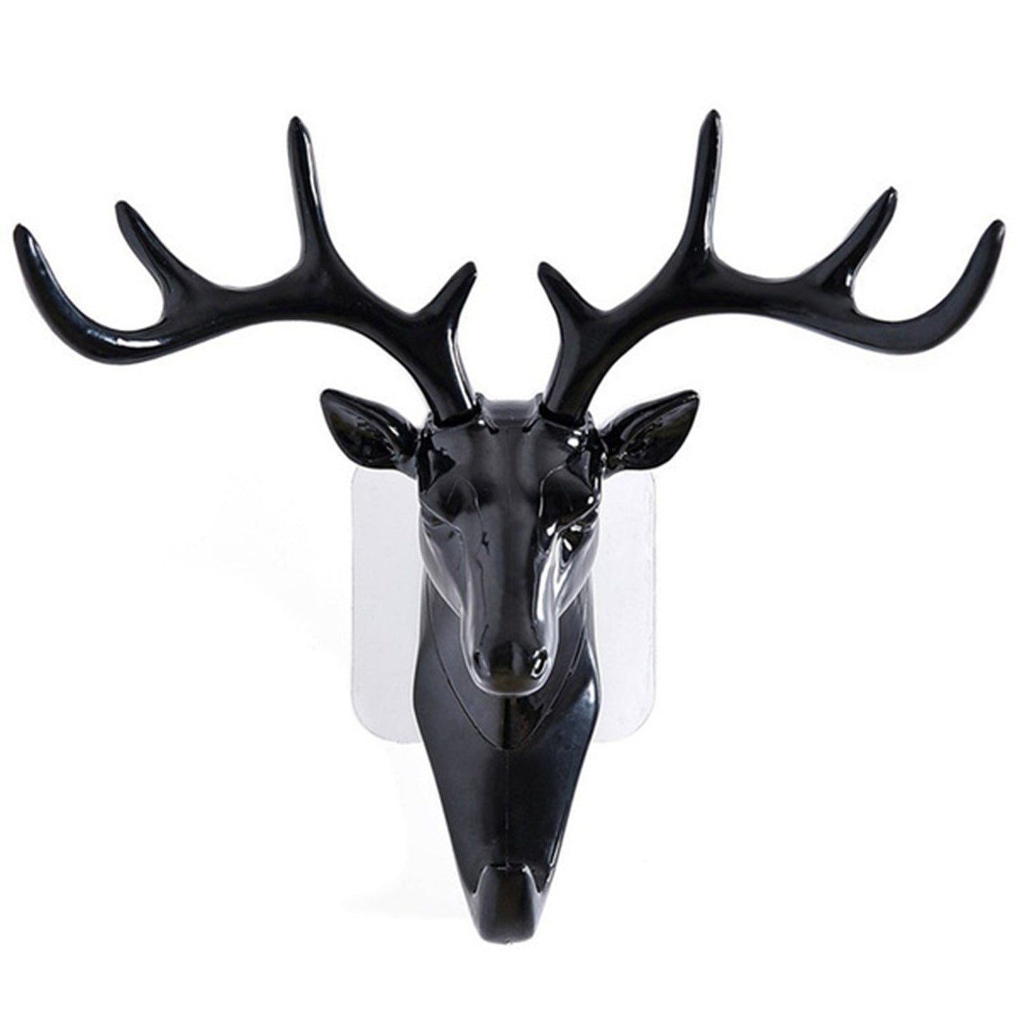 Self-adhesive deer head wall hook for hanging items