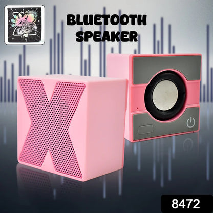 8472 Mini Speaker Portable Wireless Speaker with Immersive Sound (1 Pc / Mix Color)