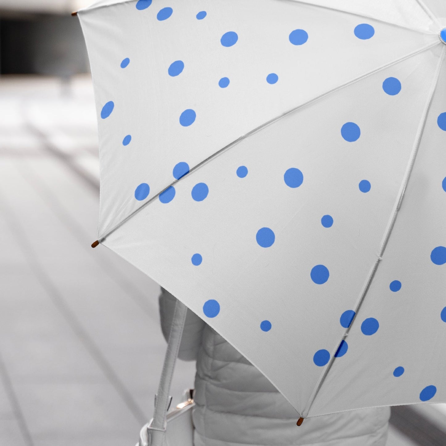 6258 Dot Printed Umbrella for Men and Women Multicolor 