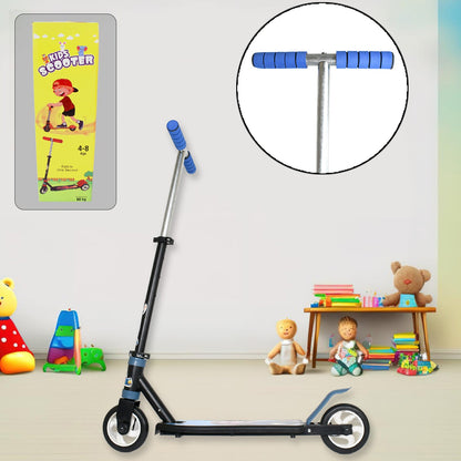 17830 Basic Kids Ride On Leg Push Scooter for Boys and Girls (4 - 8 Years Old Kids) Foldable Scooter Cycle with Height Adjustment for Boys and Girls Multicolor (1 Pc / 2 Wheel) 