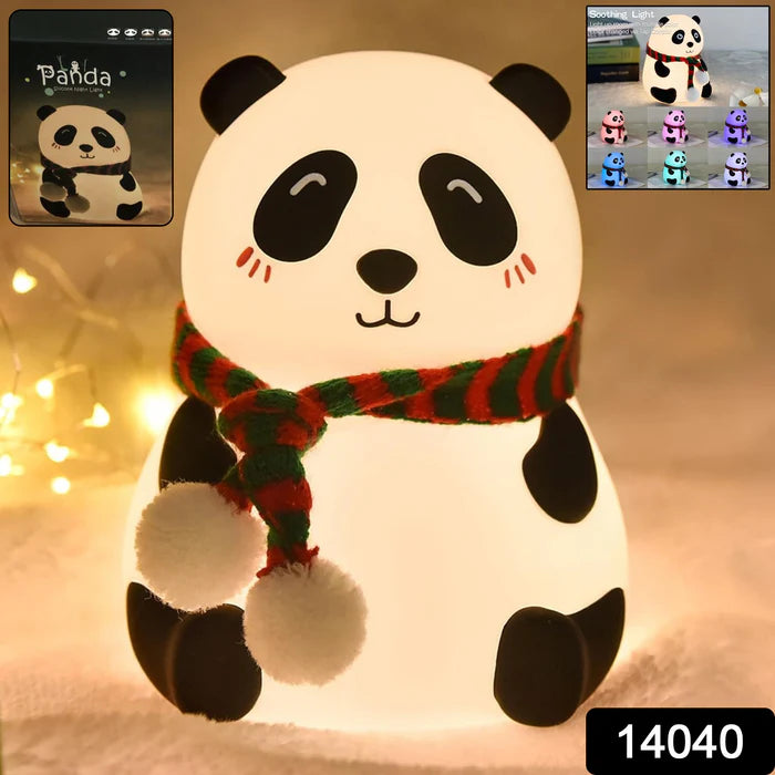 14040 Panda 7-Color LED Silicone Touch Lamp (1 Pc)