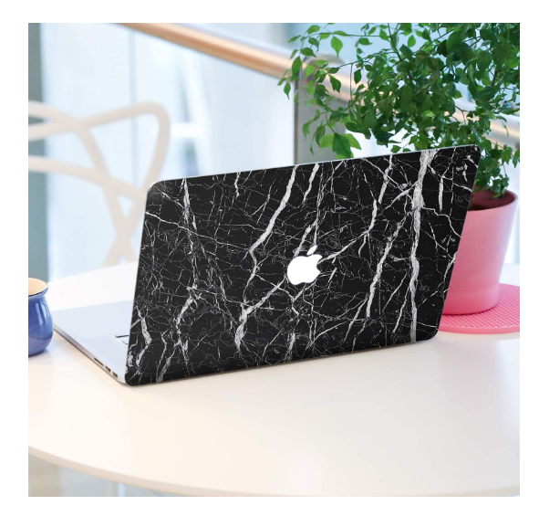 3380 Marble Foil Kitchen Stickers Oil-Proof Waterproof Self Adhesive Wallpaper PVC Bathroom Wall Stickers Contact Paper Marble (60 x 200cm, Black)