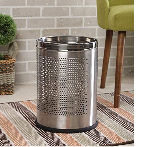 3593 Stainless Steel Dustbin 5L Small (7x10)