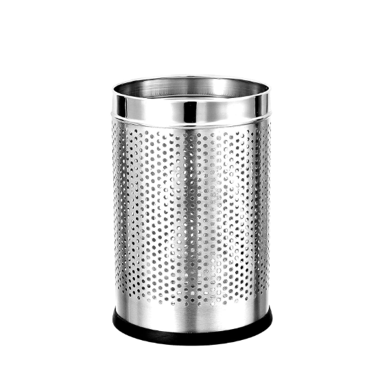 3594 Stainless Steel Dustbin 10L Small (8x12)