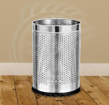 3594 Stainless Steel Dustbin 10L Small (8x12)