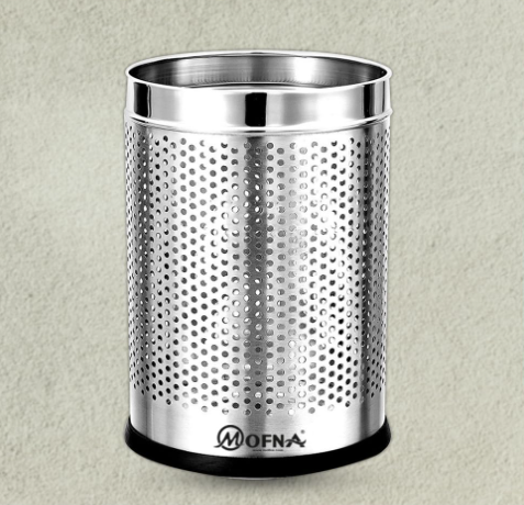 3595 Stainless Steel Dustbin 18L Small (10x14)