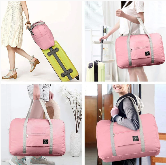 3847 Foldable Lightweight Nylon Waterproof Travel Bag