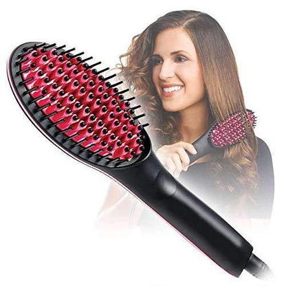 Ceramic hair straightener for smooth styling.