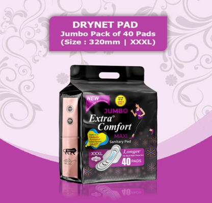 58627 XXXL 40pads JUMBO Extra lady choice soft & comfortable sanitary pads