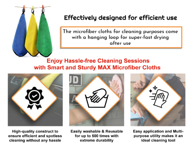 3190 Microfiber Car Cleaning Cloth - 16 Inch