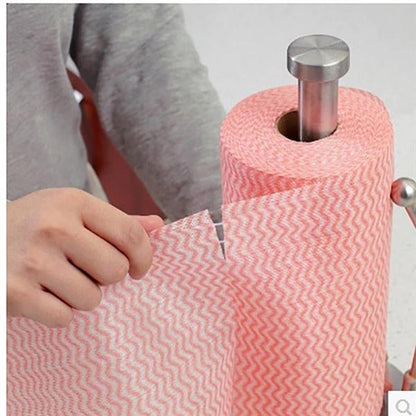 Non Wooven Fabric Disposable Handy Wipe Cleaning Cloth Roll (1Pc)