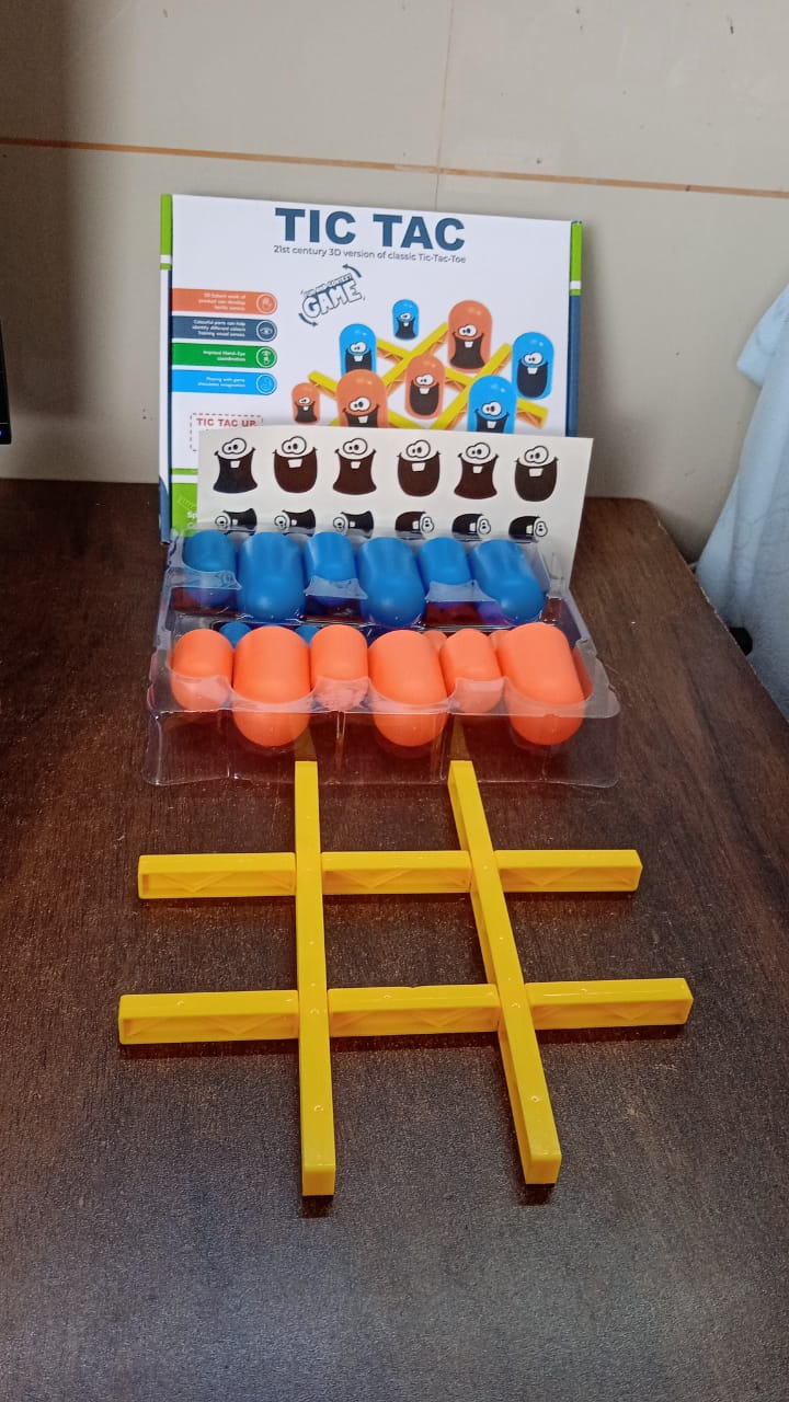 18274 Tic-Tac-Toe Game, Gobble Game, Board Game Indoor (1 Set)