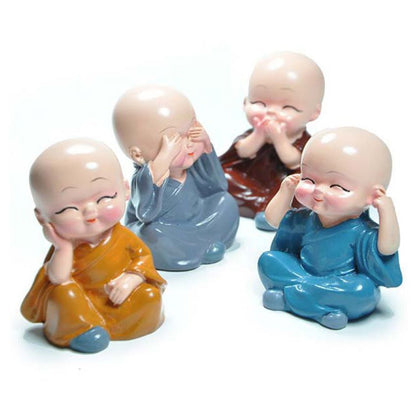 4781 Baby buddha 4Pc and show piece used for house, office and official decorations etc.