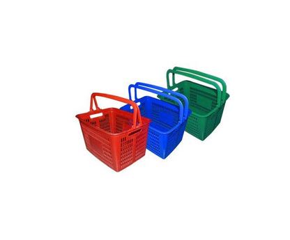 82000 20ltr Mega Shopping Basket (Red & Blue)