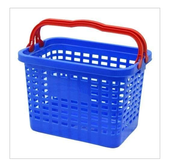 82000 20ltr Mega Shopping Basket (Red & Blue)