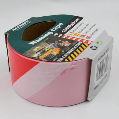 8635 Safety Warning Tape, Construction Barrier Tape Non-Adhesive (100Mx5CM)